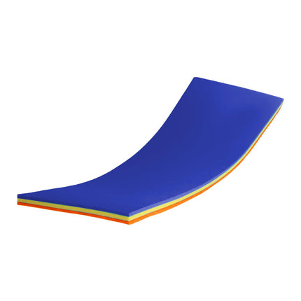 Water Float Mat 3 Layer Water Blanket Floats Mattress for Boating Lake River Yellow Blue Orange