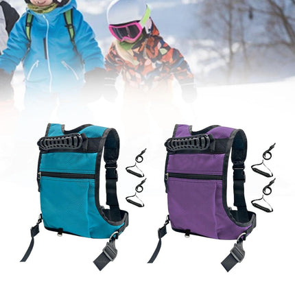 Ski and Snowboard Harness for Kids Skateboard Training Equipment Ski Harness Blue