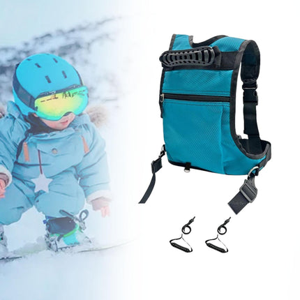 Ski and Snowboard Harness for Kids Skateboard Training Equipment Ski Harness Blue