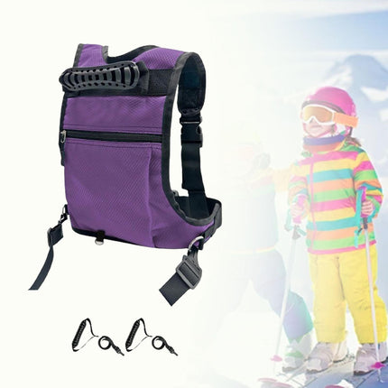 Ski and Snowboard Harness for Kids Skateboard Training Equipment Ski Harness Purple