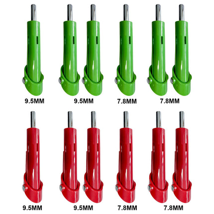 Weight Stack Pin Universal Steel Selector Pin Replacement for Fitness Device Green 9.5MM