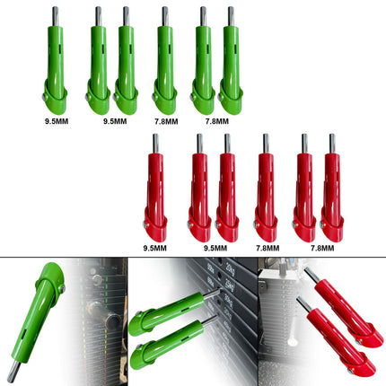 Weight Stack Pin Universal Steel Selector Pin Replacement for Fitness Device Green 9.5MM
