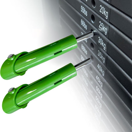 Weight Stack Pin Universal Steel Selector Pin Replacement for Fitness Device 2Pcs Green 9.5MM