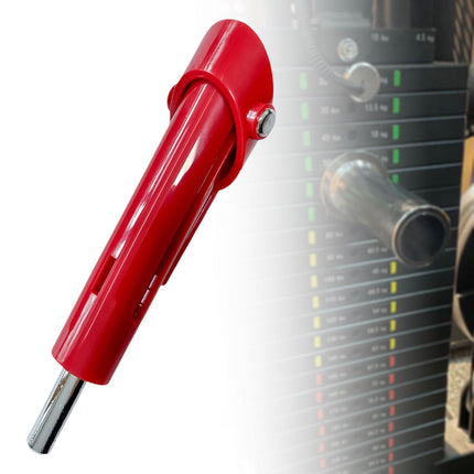 Weight Stack Pin Universal Steel Selector Pin Replacement for Fitness Device Red 9.5MM