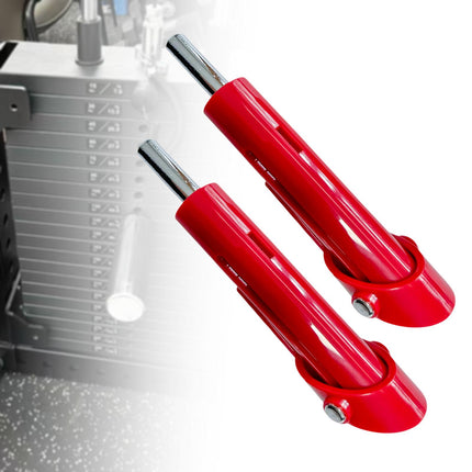 Weight Stack Pin Universal Steel Selector Pin Replacement for Fitness Device 2Pcs Red 9.5MM