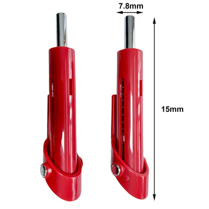 Weight Stack Pin Universal Steel Selector Pin Replacement for Fitness Device Red 7.8MM