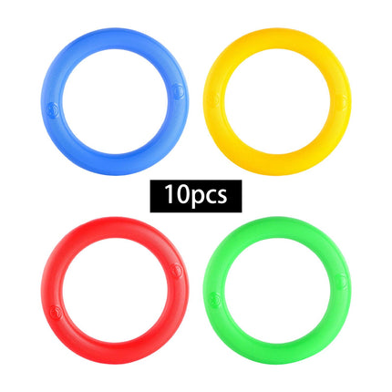 10Pcs Watermelon Display Stands Fixing Circles for Dining Room Grocery Store Red