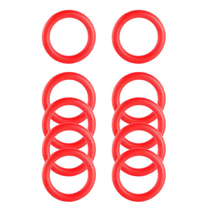 10Pcs Watermelon Display Stands Fixing Circles for Dining Room Grocery Store Red