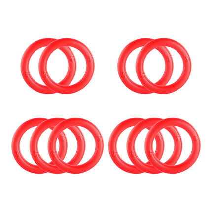 10Pcs Watermelon Display Stands Fixing Circles for Dining Room Grocery Store Red