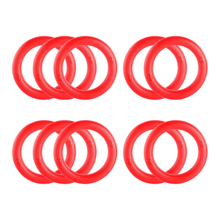 10Pcs Watermelon Display Stands Fixing Circles for Dining Room Grocery Store Red