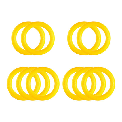 10Pcs Watermelon Display Stands Fixing Circles for Dining Room Grocery Store Yellow