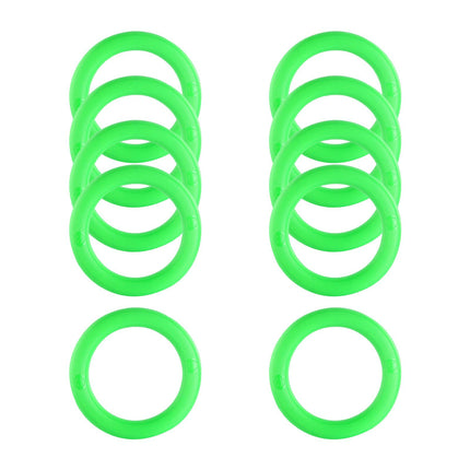 10Pcs Watermelon Display Stands Fixing Circles for Dining Room Grocery Store Green