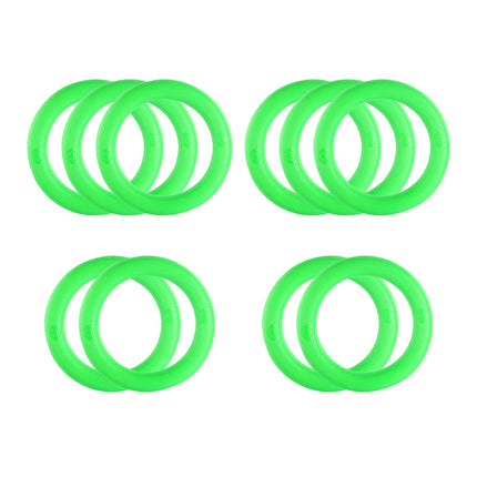 10Pcs Watermelon Display Stands Fixing Circles for Dining Room Grocery Store Green