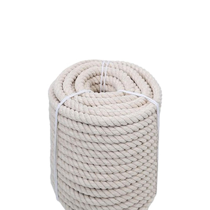 Natural Cotton Rope Cotton Cord for Sports Tug of War Projects Wall Hangings 20mm