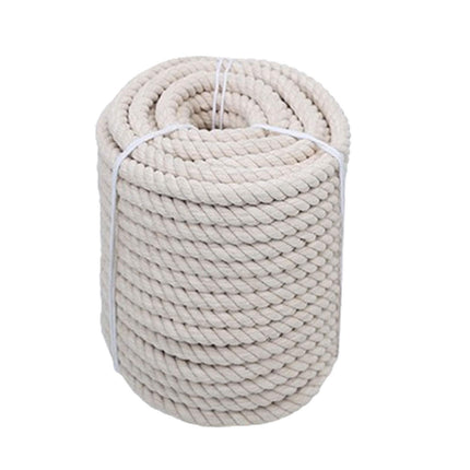 Natural Cotton Rope Cotton Cord for Sports Tug of War Projects Wall Hangings 20mm