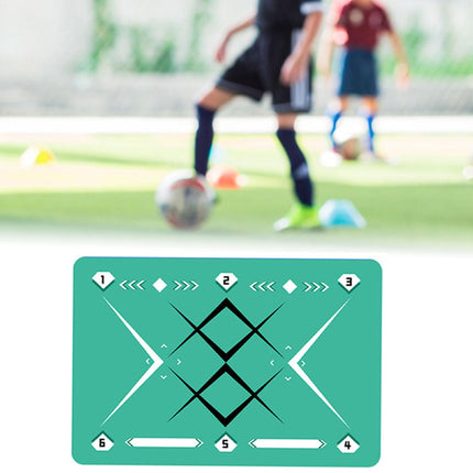 Football Footstep Training Mat Pad Ball Control Training for Athletes Adults Green