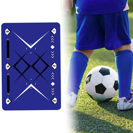 Football Footstep Training Mat Pad Ball Control Training for Athletes Adults Purple