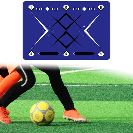 Football Footstep Training Mat Pad Ball Control Training for Athletes Adults Purple