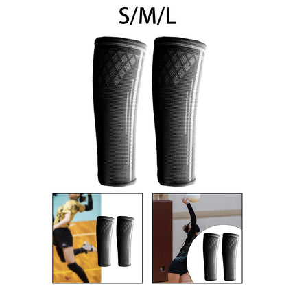 2 Pieces Volleyball Arm Sleeves Volleyball Arm Protectors for Outdoor Sports S
