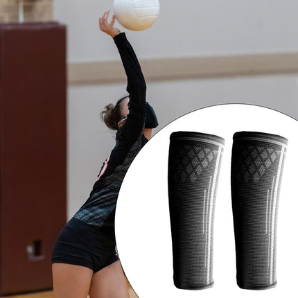2 Pieces Volleyball Arm Sleeves Volleyball Arm Protectors for Outdoor Sports S