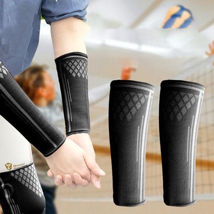 2 Pieces Volleyball Arm Sleeves Volleyball Arm Protectors for Outdoor Sports S