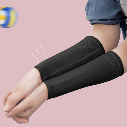 2 Pieces Volleyball Arm Sleeves Volleyball Arm Protectors for Outdoor Sports S