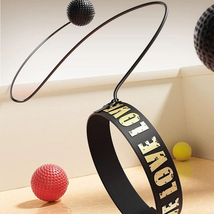 Boxing Reflex Ball Headband for Kids Adults Reflex Punching Ball React Balls Black Ball