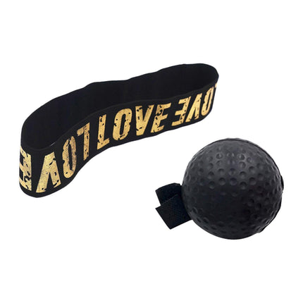 Boxing Reflex Ball Headband for Kids Adults Reflex Punching Ball React Balls Black Ball