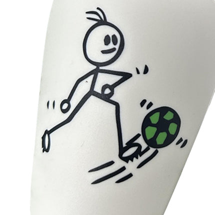 2Pcs Mini Soccer Shin Guards Portable Shin Pads Calf Guards Soccer Equipment Green