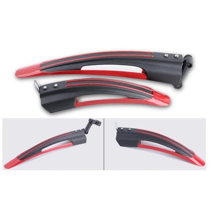 Mountain Bike Fenders Full Cover Repair Parts Rainproof Front/Rear Mudguards Red