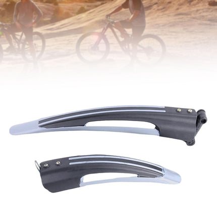 Mountain Bike Fenders Full Cover Repair Parts Rainproof Front/Rear Mudguards Gray