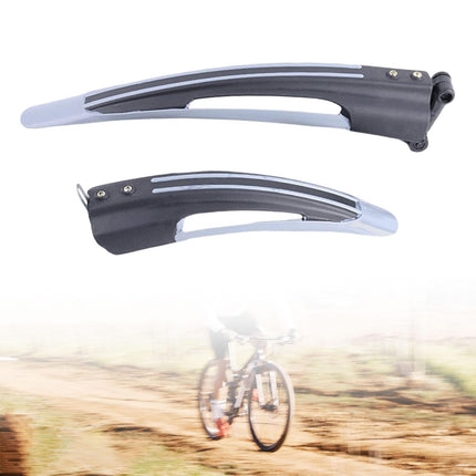 Mountain Bike Fenders Full Cover Repair Parts Rainproof Front/Rear Mudguards Gray