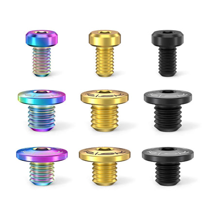 4Pcs Bicycle Brake Lever Screws Set Road Bike Bike Oil Cylinder Cover Screws Colorful