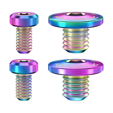 4Pcs Bicycle Brake Lever Screws Set Road Bike Bike Oil Cylinder Cover Screws Colorful