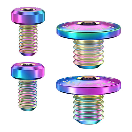 4Pcs Bicycle Brake Lever Screws Set Road Bike Bike Oil Cylinder Cover Screws Colorful