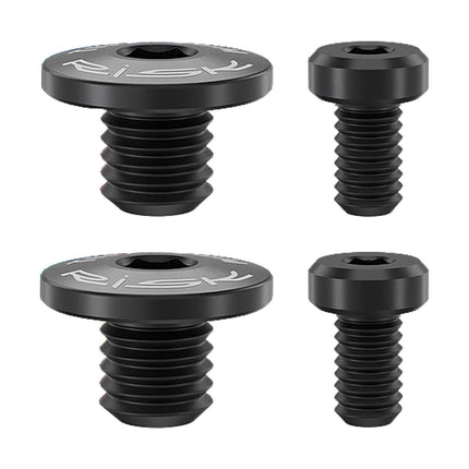 4Pcs Bicycle Brake Lever Screws Set Road Bike Bike Oil Cylinder Cover Screws Black
