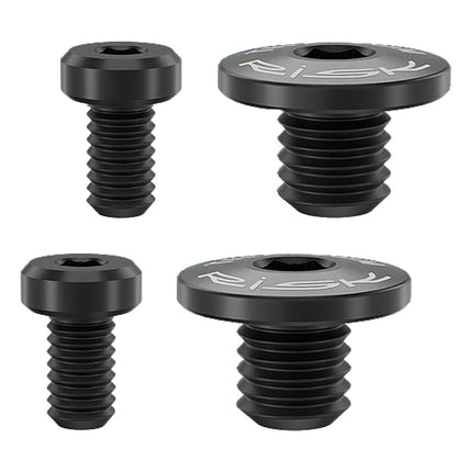 4Pcs Bicycle Brake Lever Screws Set Road Bike Bike Oil Cylinder Cover Screws Black