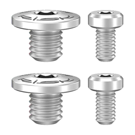 4Pcs Bicycle Brake Lever Screws Set Road Bike Bike Oil Cylinder Cover Screws Titanium Color