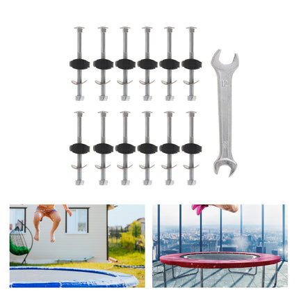 12x Trampoline Screws Sturdy Stability Tool 83mm Long Trampoline Accessories