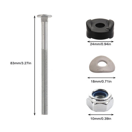 12x Trampoline Screws Sturdy Stability Tool 83mm Long Trampoline Accessories