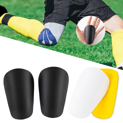 2 Pieces Soccer Shin Guards Non Slip Protective Pads for Women Boys Children Black XS