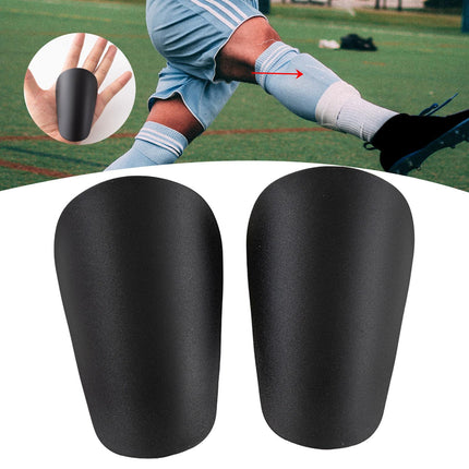 2 Pieces Soccer Shin Guards Non Slip Protective Pads for Women Boys Children Black S