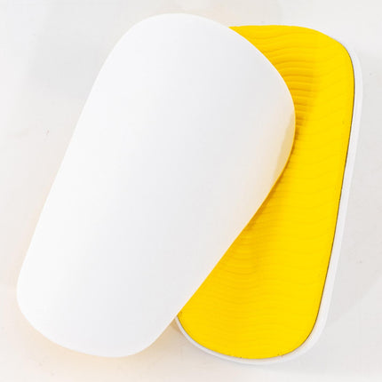 2 Pieces Soccer Shin Guards Non Slip Protective Pads for Women Boys Children White S
