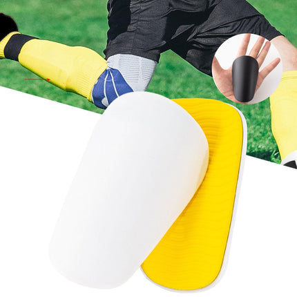 2 Pieces Soccer Shin Guards Non Slip Protective Pads for Women Boys Children White S