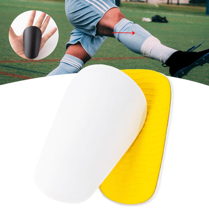 2 Pieces Soccer Shin Guards Non Slip Protective Pads for Women Boys Children White S