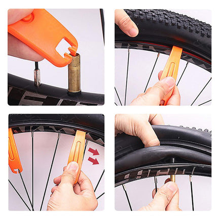 Bike Tire Lever Accessories Bicycle Tyre Tire Lever for Riding Mountain Bike Orange