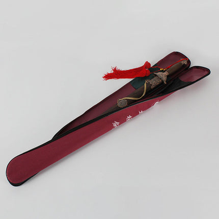 Sword Carrying Bag Kung Fu Martial Arts Sword Bag Sword Carrying Bag red 110cm