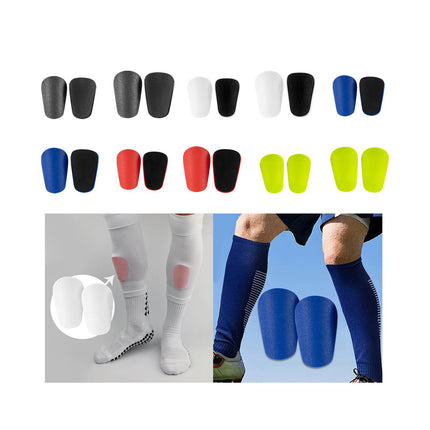 2Pcs Mini Soccer Shin Guards Sports Gear Shin Protection for Kids Boys Girls Black XS