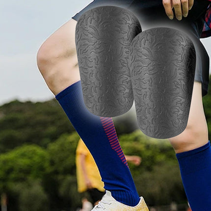 2Pcs Mini Soccer Shin Guards Sports Gear Shin Protection for Kids Boys Girls Black XS