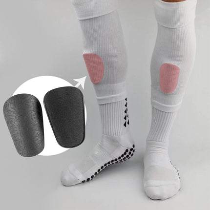 2Pcs Mini Soccer Shin Guards Sports Gear Shin Protection for Kids Boys Girls Black S